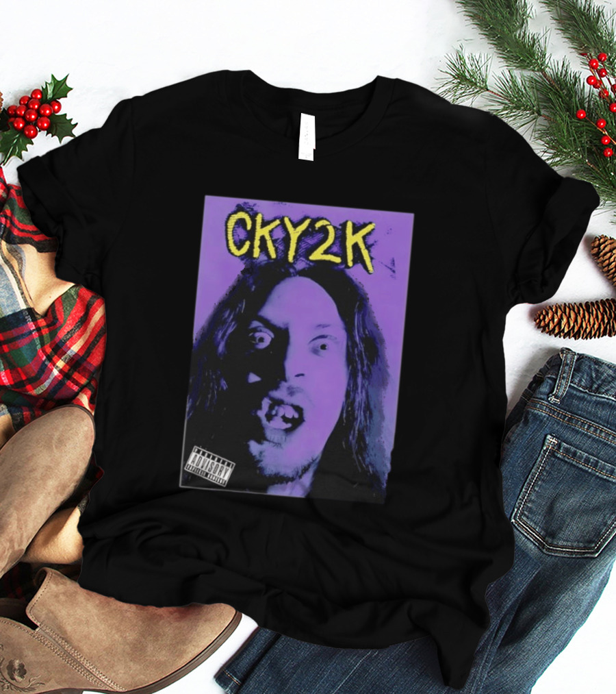 CKY2K Brandon DiCamillo Purple Cover Explicit Content T-Shirt