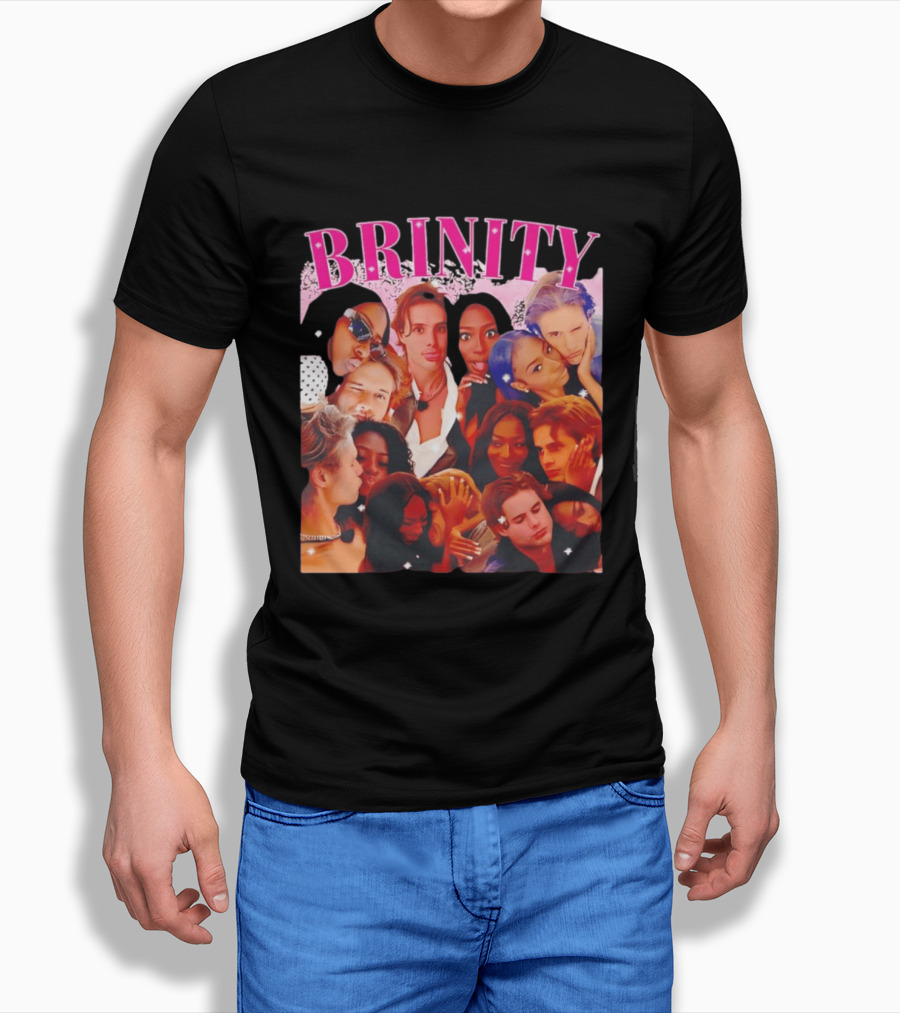 BRINITY Collage Of Couples Moments Embracing Love And Connection T-Shirt