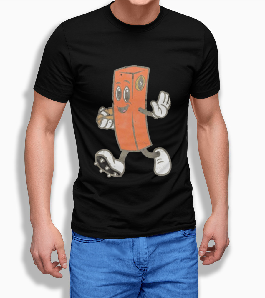 Cleveland Browns Chomps Mascot Football Player T-Shirt
