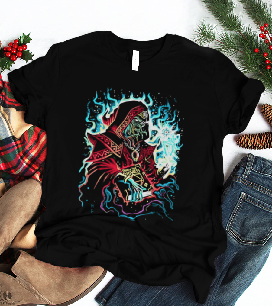 Lich Wizard Dungeons And Dragons Book Of Vile Darkness Tabletop Gaming Magic T-Shirt