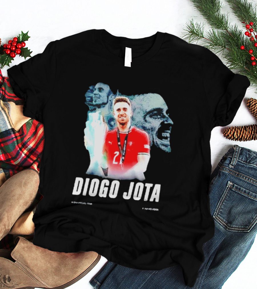Diogo Jota Portugal No 21 Legends Football Player T-Shirt