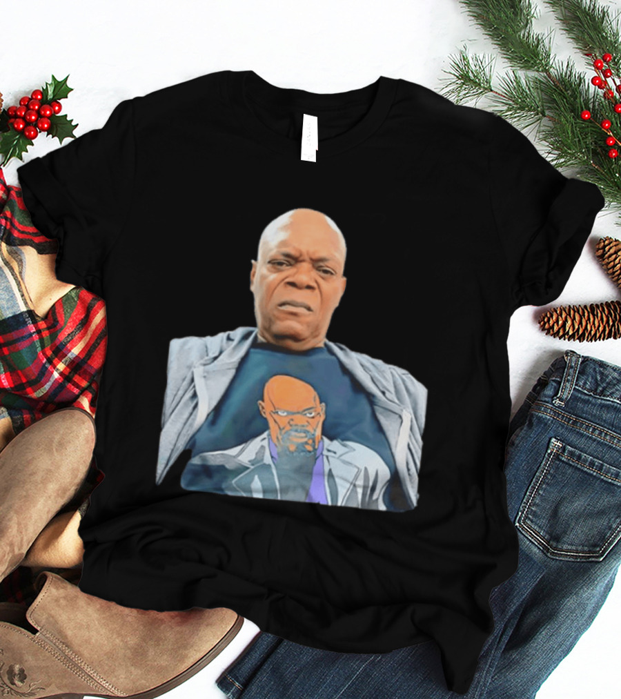 Samuel L Jackson Nick Fury Marvel Cinematic Universe Marvel Studios T-Shirt