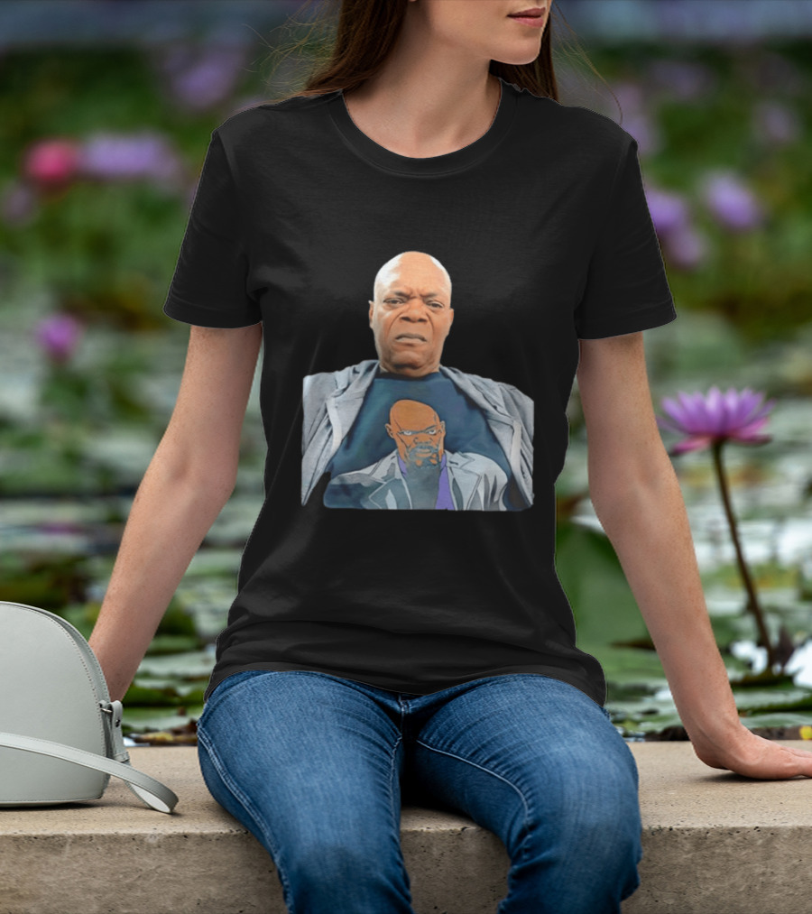 Samuel L Jackson Nick Fury Marvel Cinematic Universe Marvel Studios T-Shirt