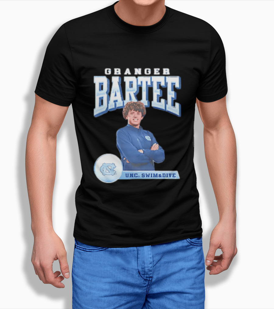 Granger Bartee UNC Swim & Dive North Carolina Tar Heels T-Shirt
