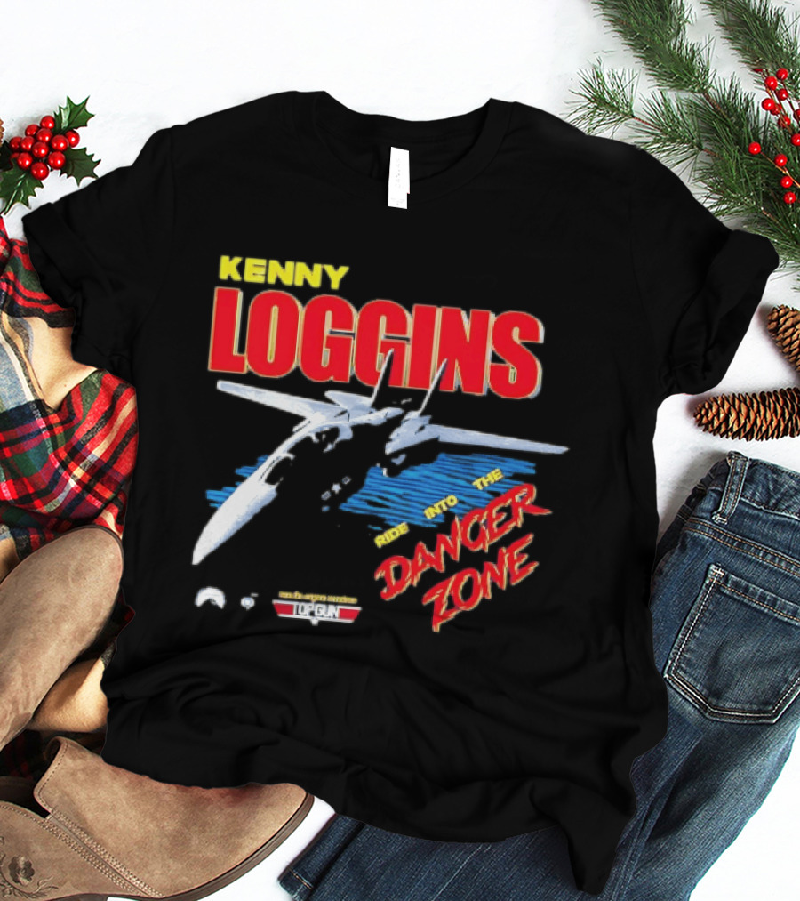 Kenny Loggins Ride Into The Danger Zone Top Gun Original Soundtrack T-Shirt