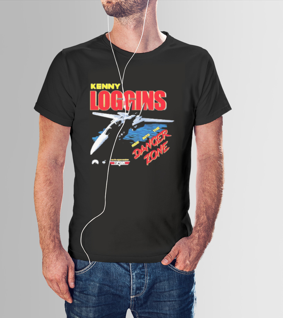 Kenny Loggins Ride Into The Danger Zone Top Gun Original Soundtrack T-Shirt