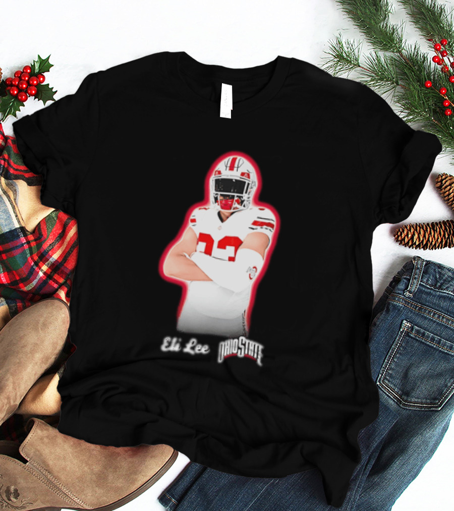 Ohio State Buckeyes Eli Lee 33 Football Player T-Shirt