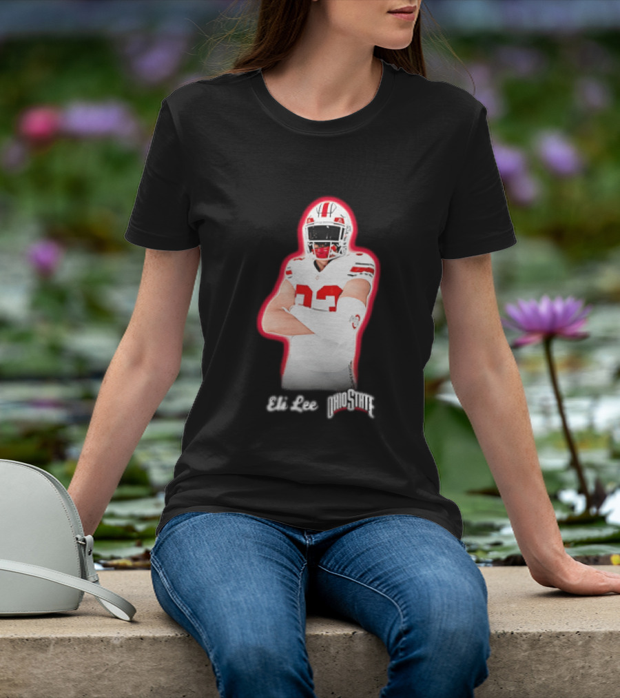 Ohio State Buckeyes Eli Lee 33 Football Player T-Shirt