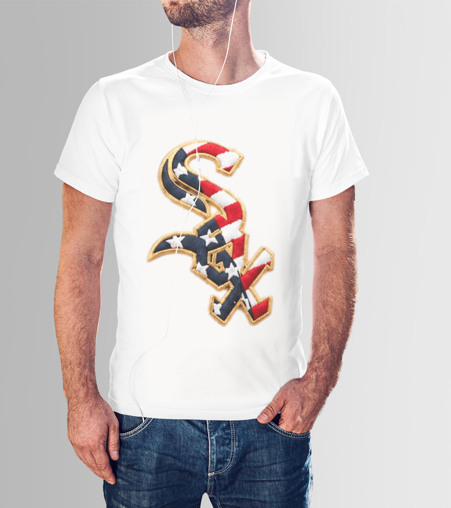 2026 White Sox Patriotic Stars Stripes 4th Of July T-Shirt