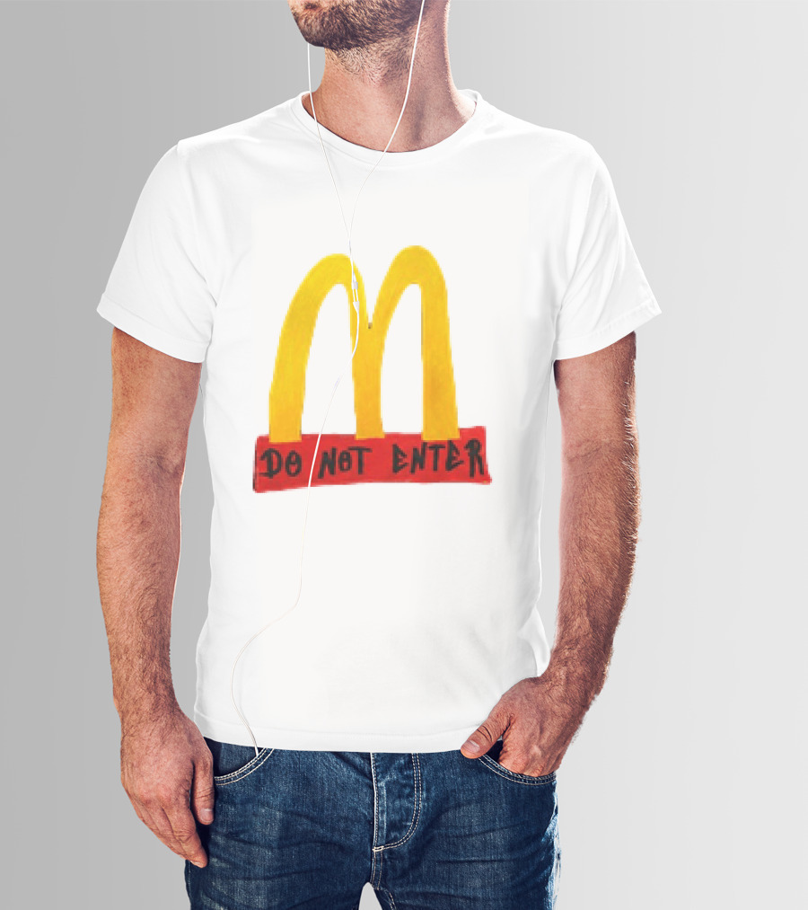 McDonald's Do Not Enter 2026 Yellow Arches Red T-Shirt