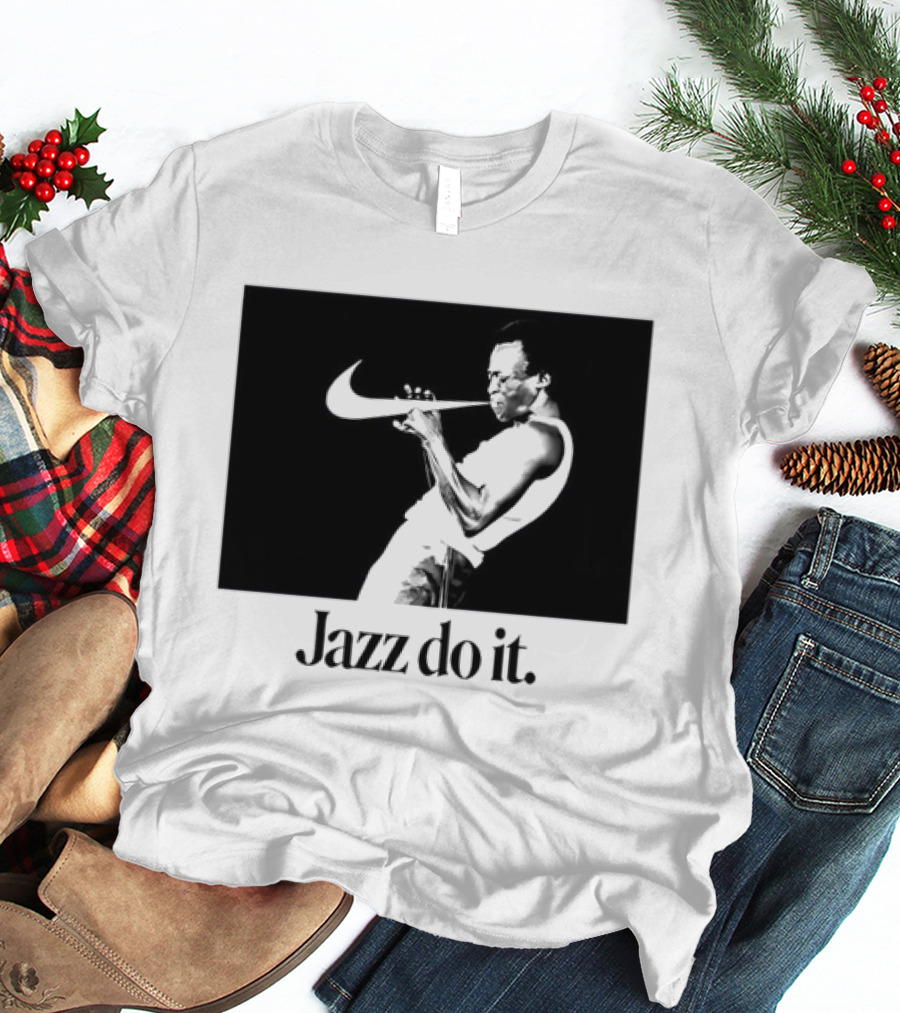 Miles Davis Jazz Do It Iconic Trumpet Player T-Shirt