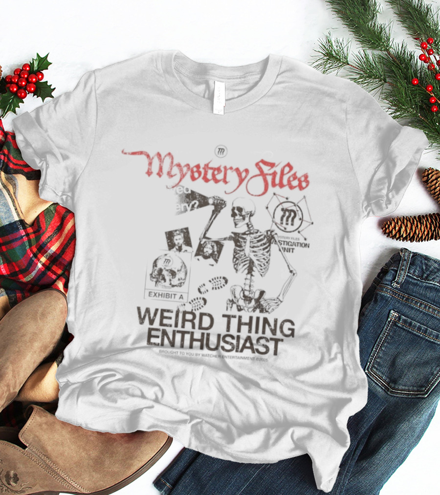 Mystery Files Weird Thing Enthusiast Ryan Bergara Shane Madej Er Entertainment T-Shirt