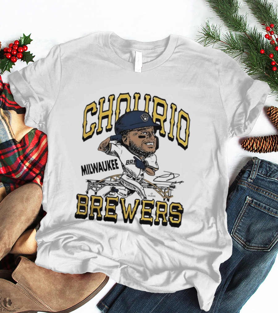 Jackson Chourio Milwaukee Brewers Baseball Player T-Shirt