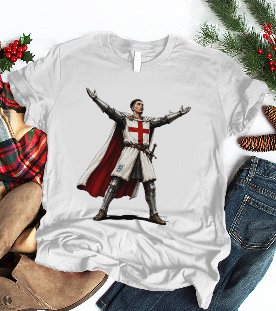 Jude Bellingham England National Football Knight Crusade Iconic Symbolism T-Shirt