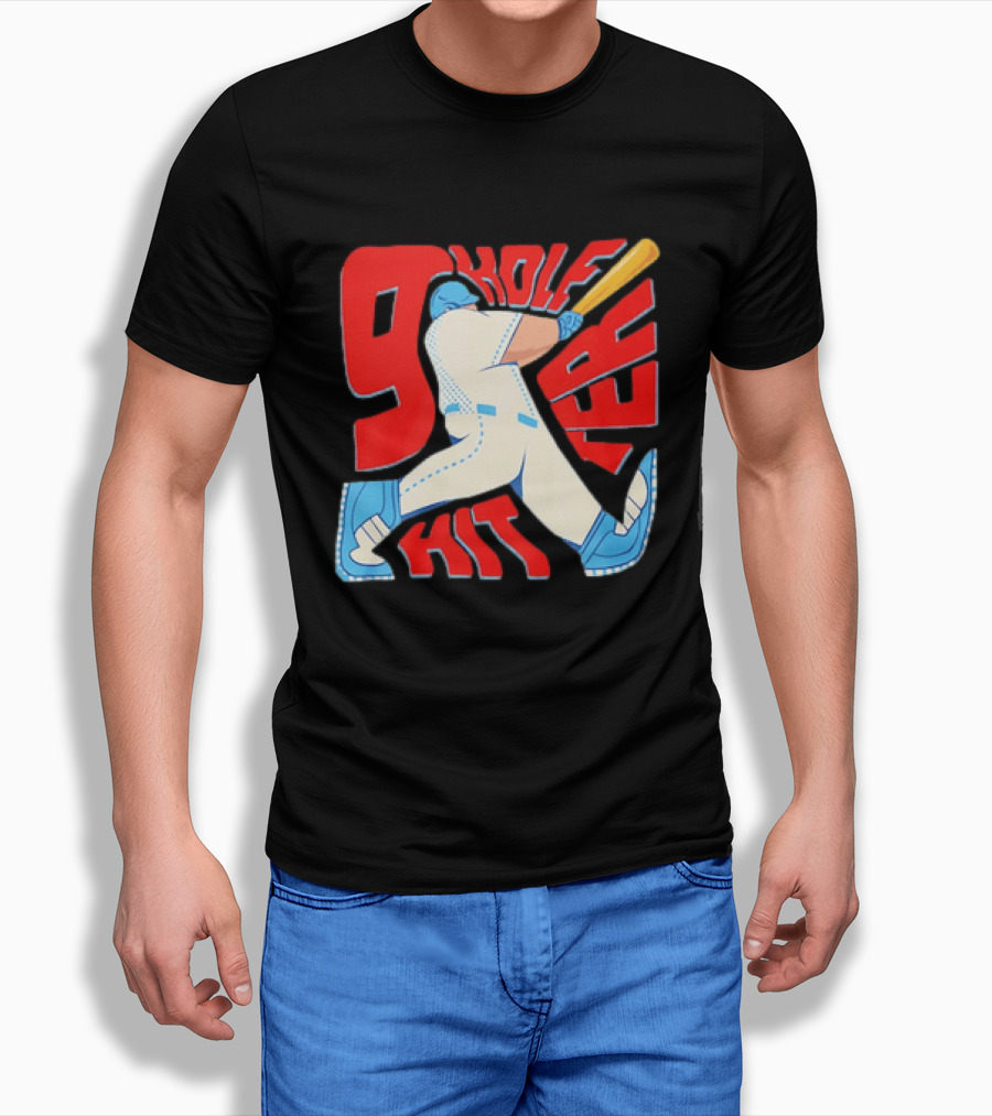 9 Hole Hitter Baseball Second Leadoff T-Shirt