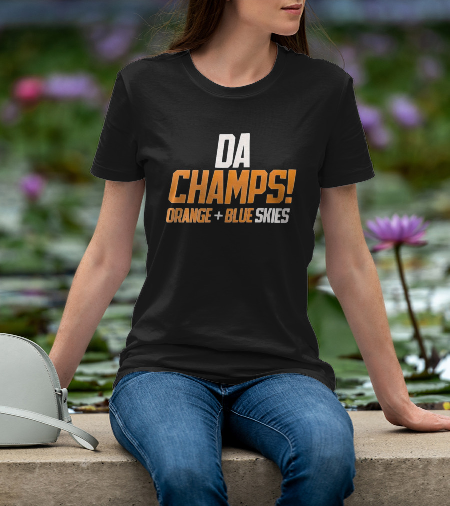 Da Champs Orange + Blue Skies T-Shirt