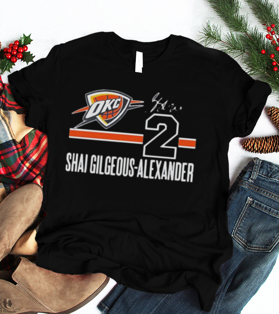 Shai Gilgeous Alexander OKC Thunder Signature 2 T-Shirt