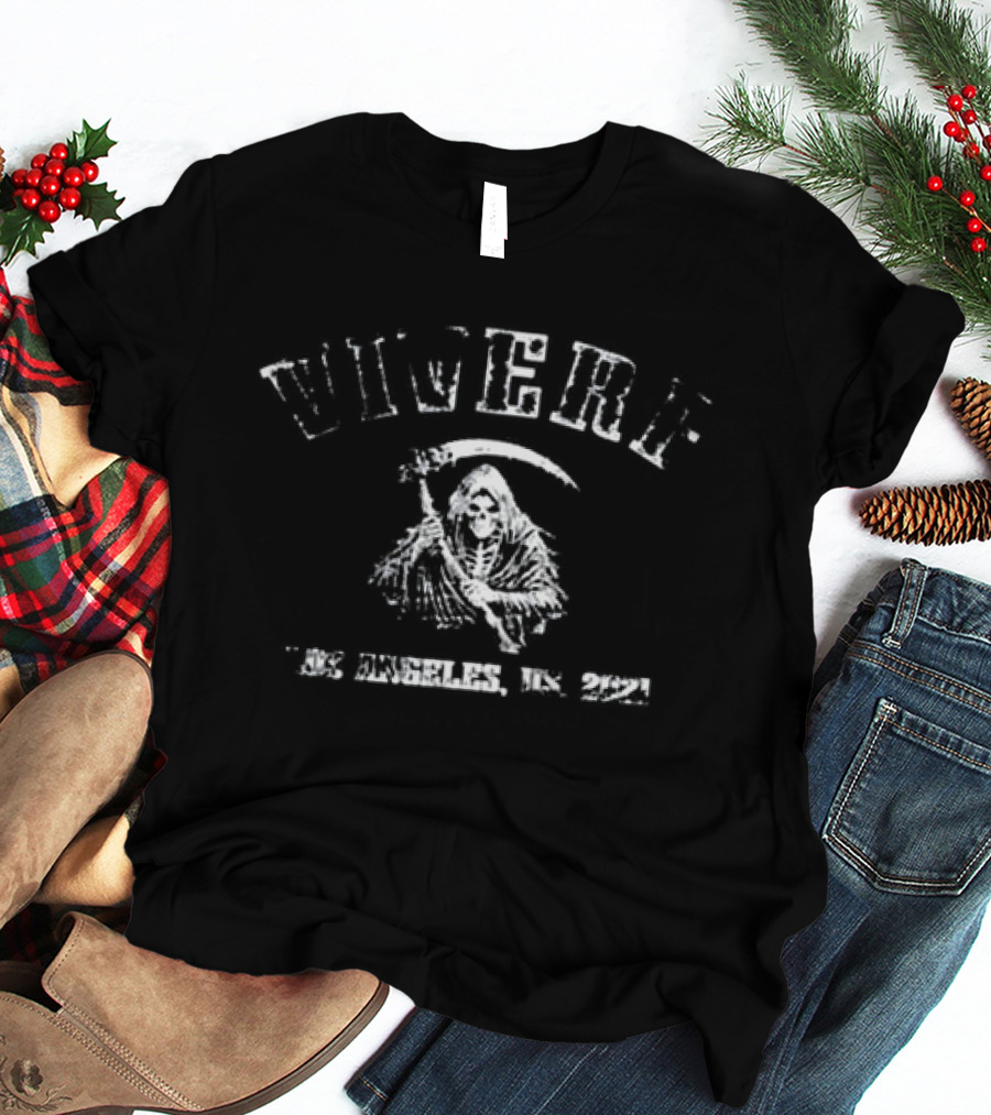 Viverf Skeleton Los Angeles US 2021 Grim Reaper T-Shirt