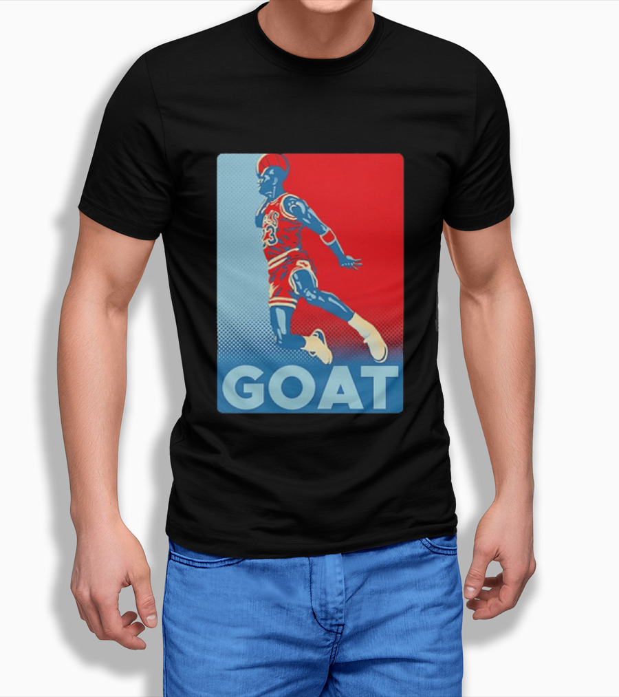 Michael Jordan GOAT Slam Dunk Chicago Bulls 23 T-Shirt