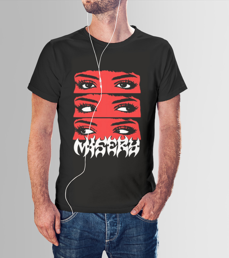 Misery Red Eyes Triple Stare T-Shirt