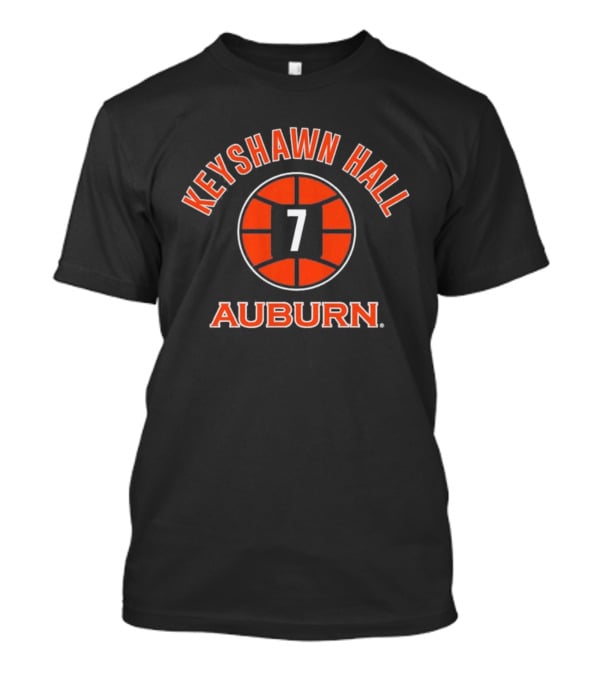 Keyshawn Hall Auburn Basketball Number 7 T-Shirt