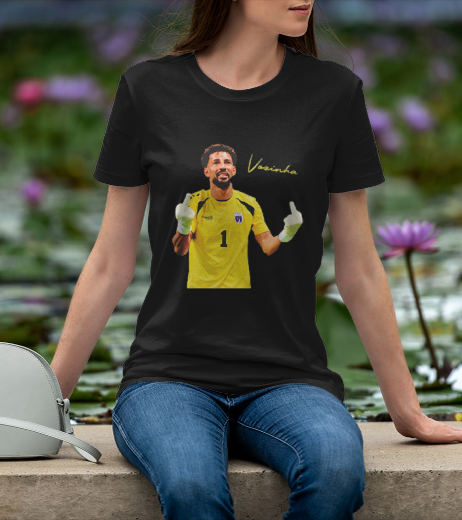 Vozinha Cape Verde National Team Number 1 Player Gesture T-Shirt