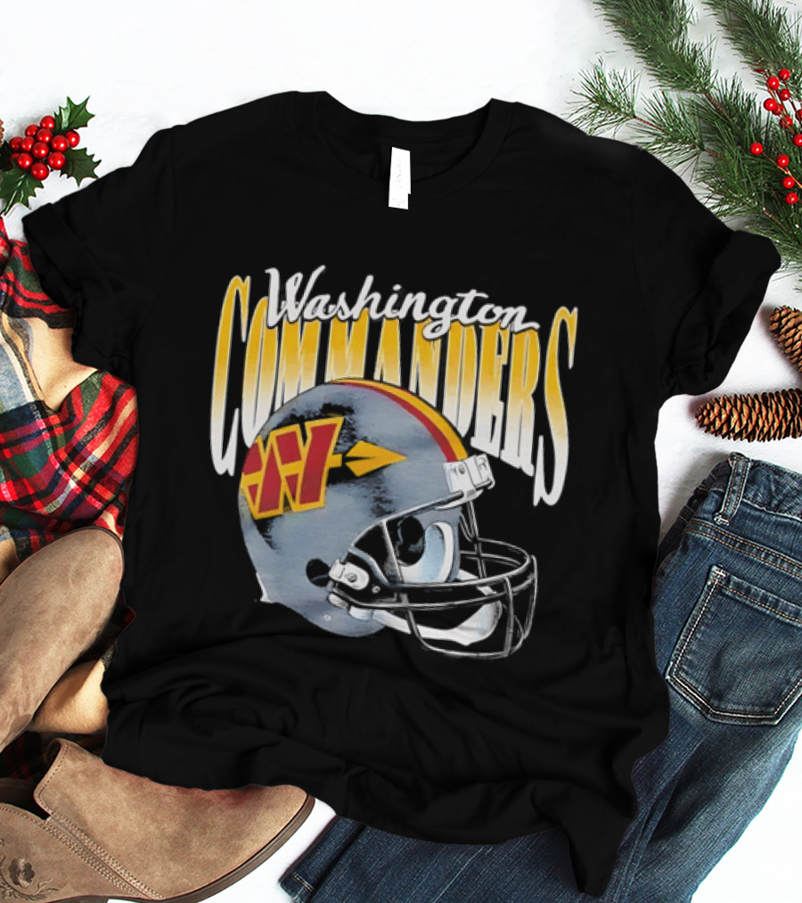 Washington Commanders Football Helmet Men's T-Shirt