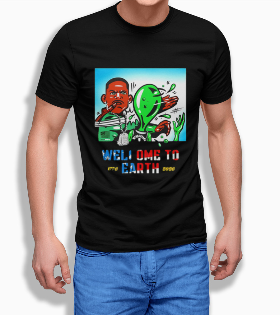 Victor Wembanyama San Antonio Spurs Welcome To Earth 1776 2026 T-Shirt