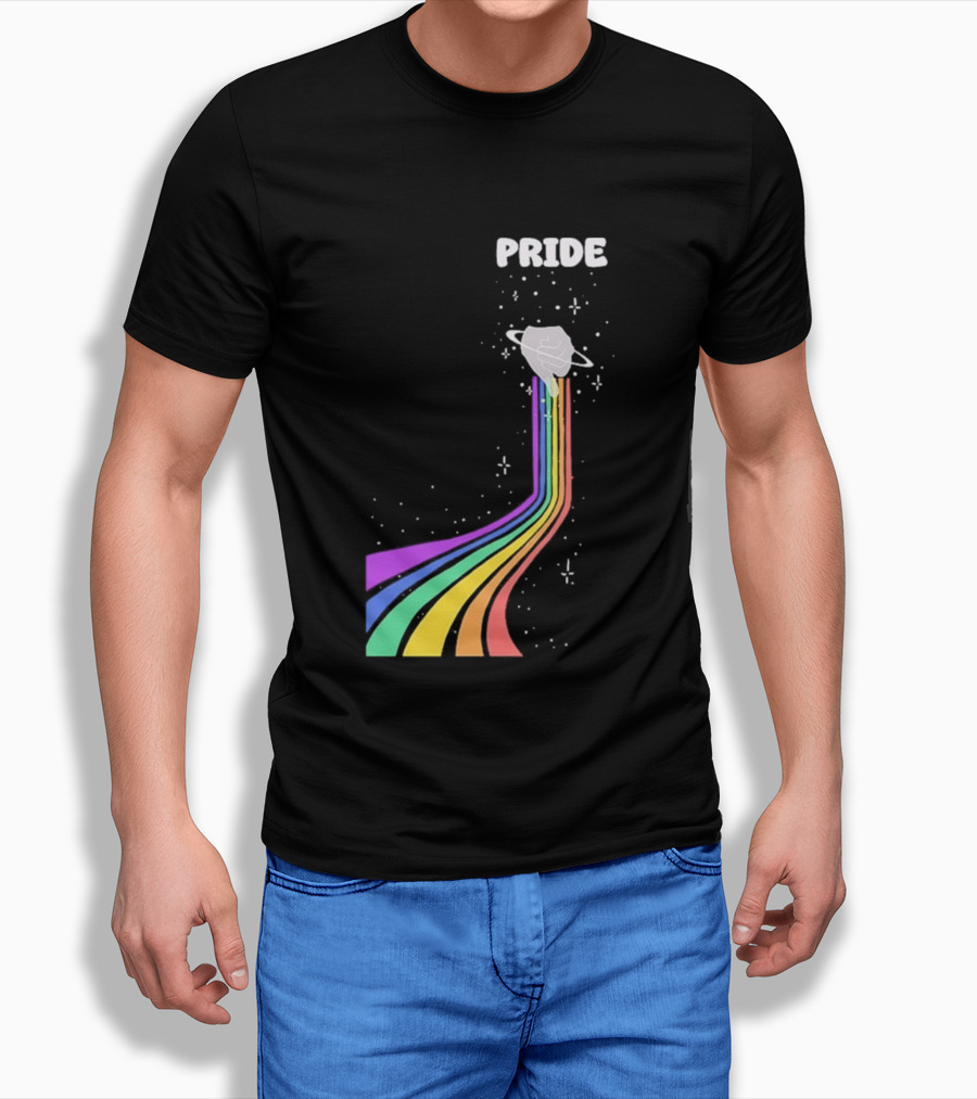 Pride Rainbow Space Hand Magic T-Shirt