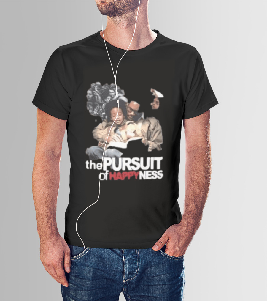 The Pursuit Of Happyness Will Smith Jaden Smith Movie Scene T-Shirt