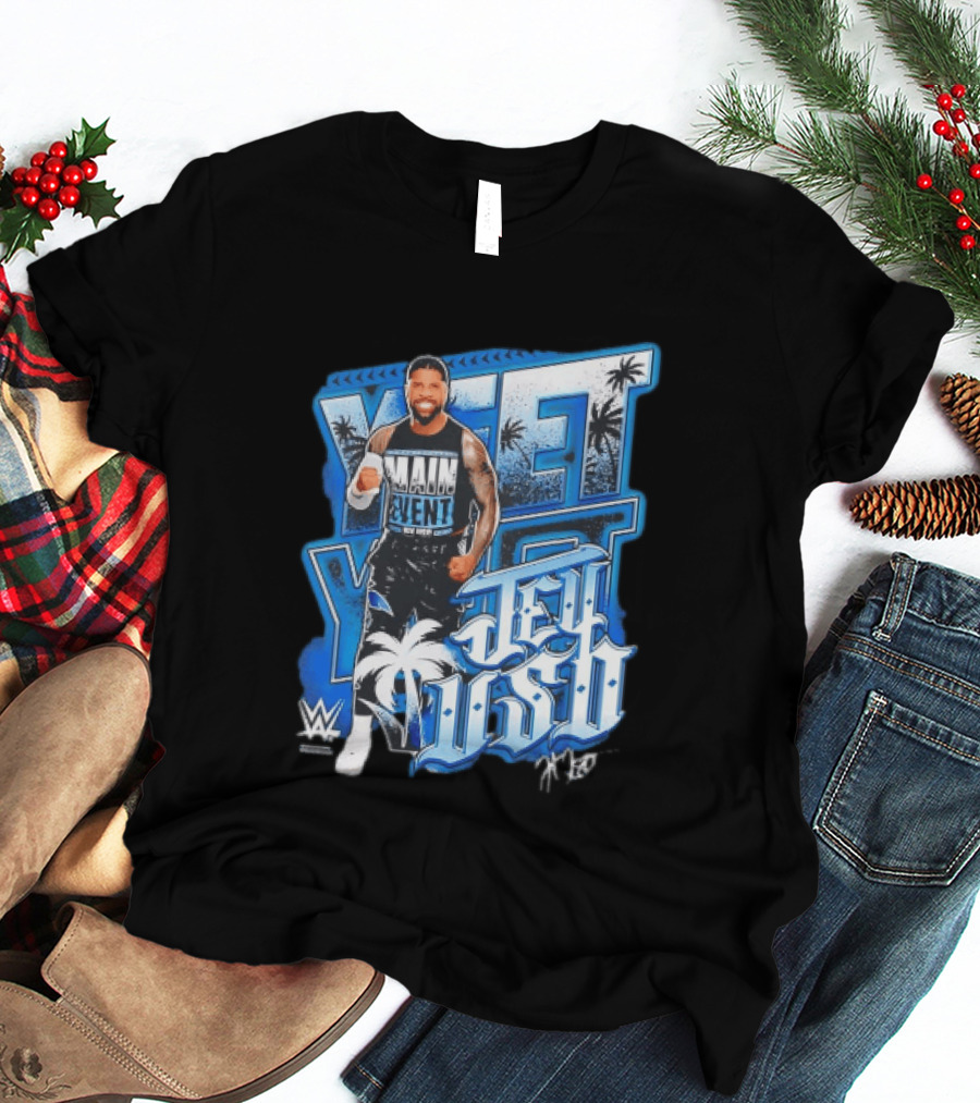 WWE Jey Uso Main Event Yeet Palm Trees Wrestling T-Shirt