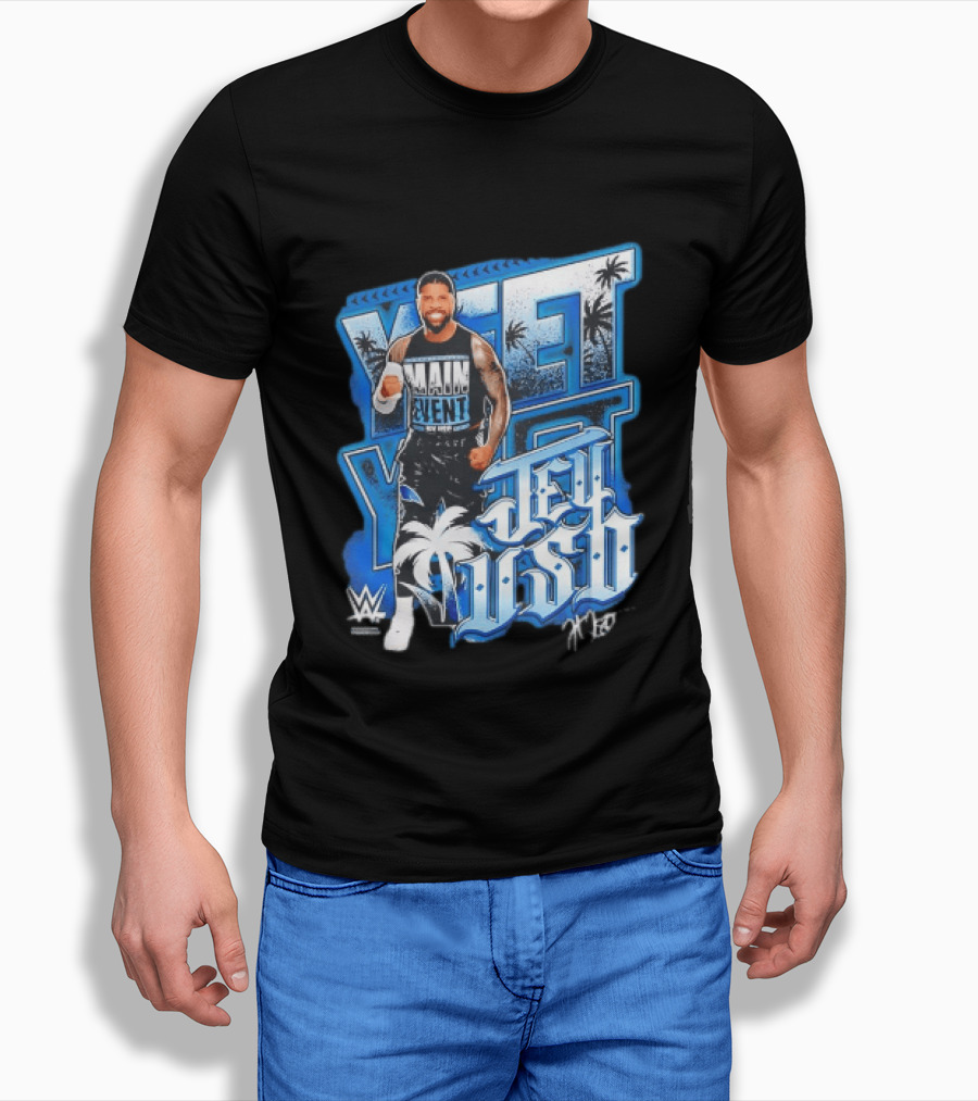 WWE Jey Uso Main Event Yeet Palm Trees Wrestling T-Shirt