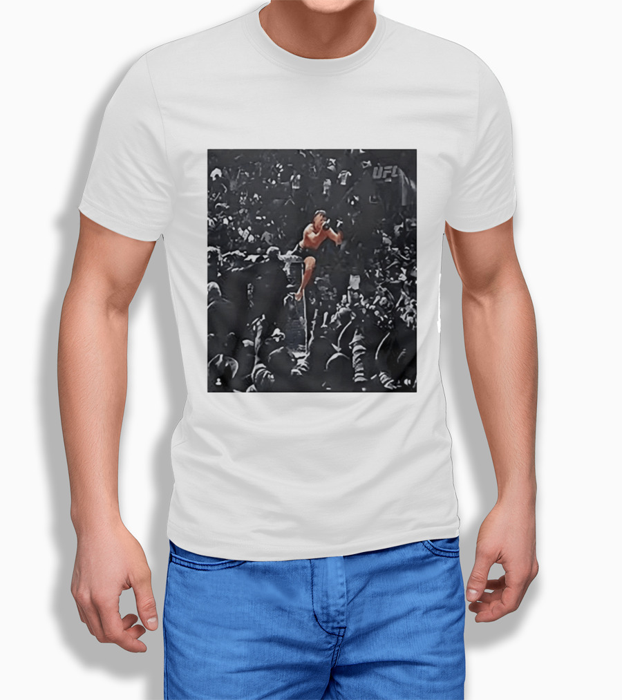 Diego Lopes UFC Middle Finger Crowd Moment T-Shirt