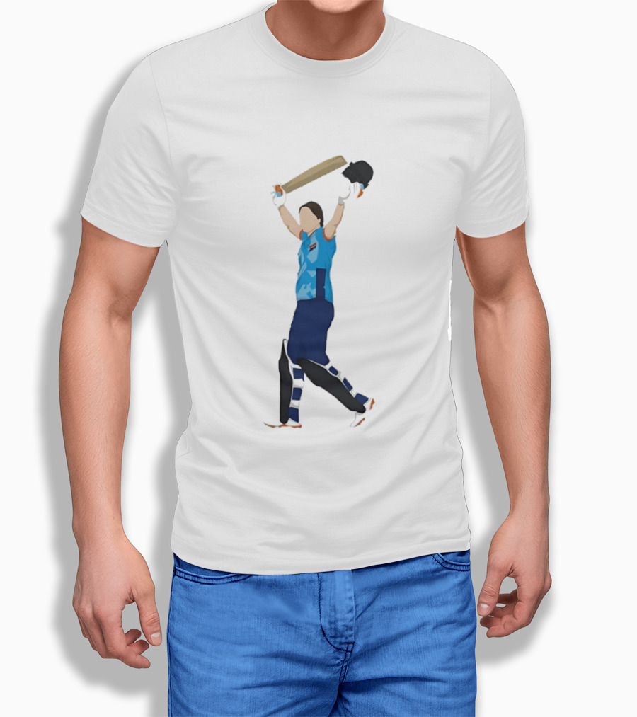 Nat Sciver Brunt England Cricket Iconic Batting Celebration T-Shirt