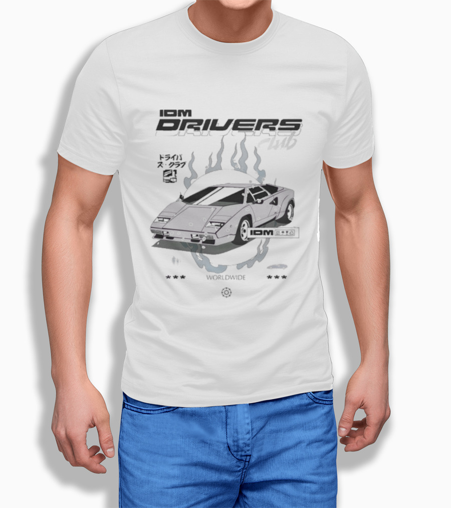 Top IDM Drivers Club 2025 Worldwide Racing Automotive Enthusiasts T-Shirt