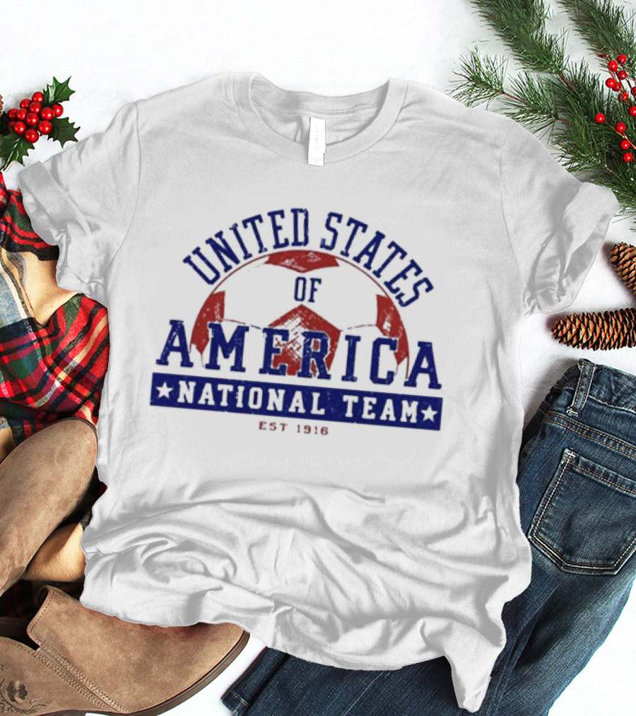 United States Of America National Team Est 1916 Vintage Sports T-Shirt