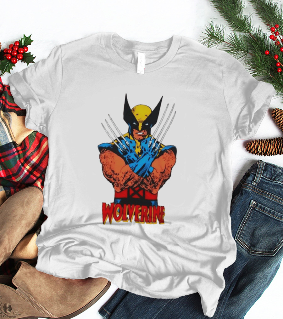 Wolverine Marvel Comics X Men Crossed Claws Wolverine T-Shirt