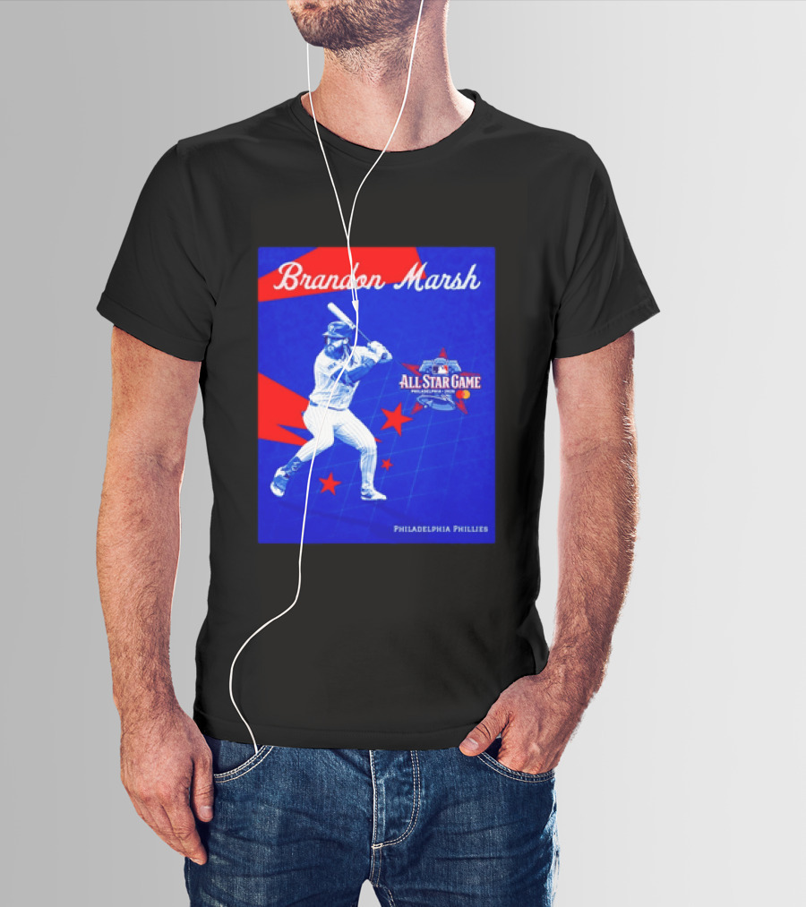 Brandon Marsh Philadelphia Phillies 2026 MLB All Star Game T-Shirt
