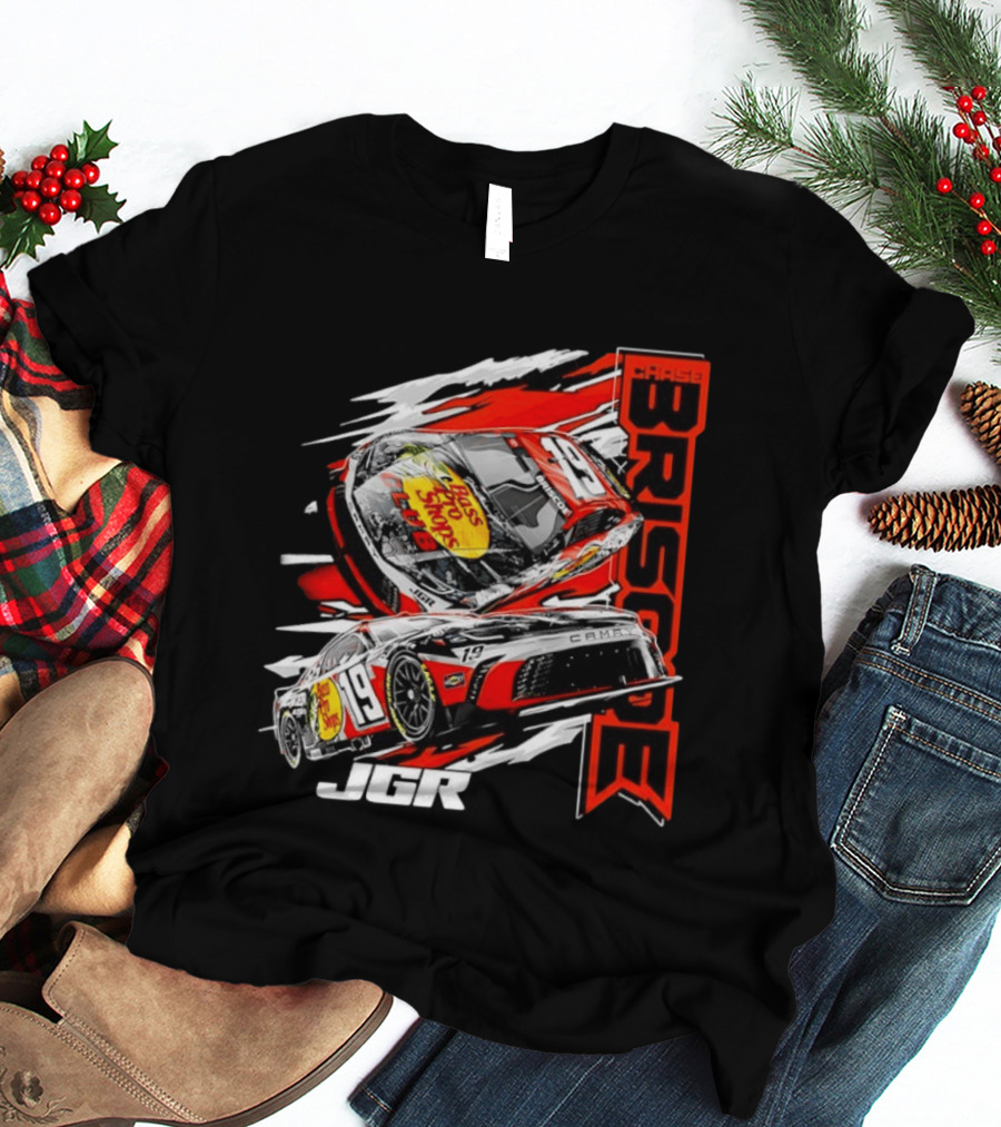 Chase Briscoe 19 Joe Gibbs Racing Bass Pro Shops Toyota Camry NASCAR JGR T-Shirt