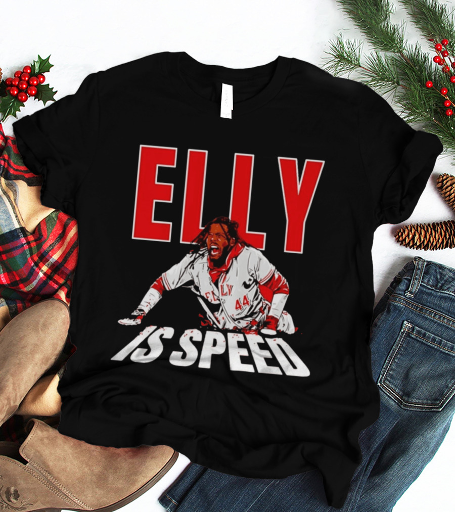 Elly De La Cruz Cincinnati Reds Elly 44 Is Speed T-Shirt
