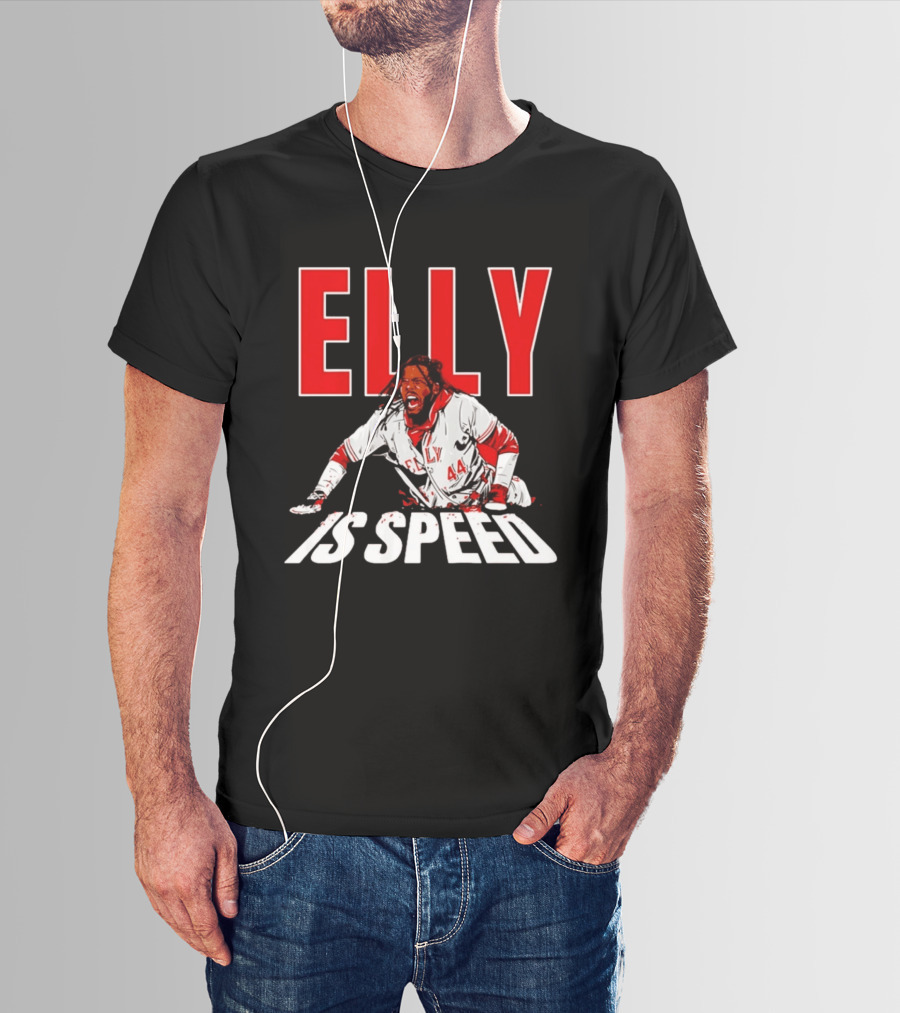 Elly De La Cruz Cincinnati Reds Elly 44 Is Speed T-Shirt