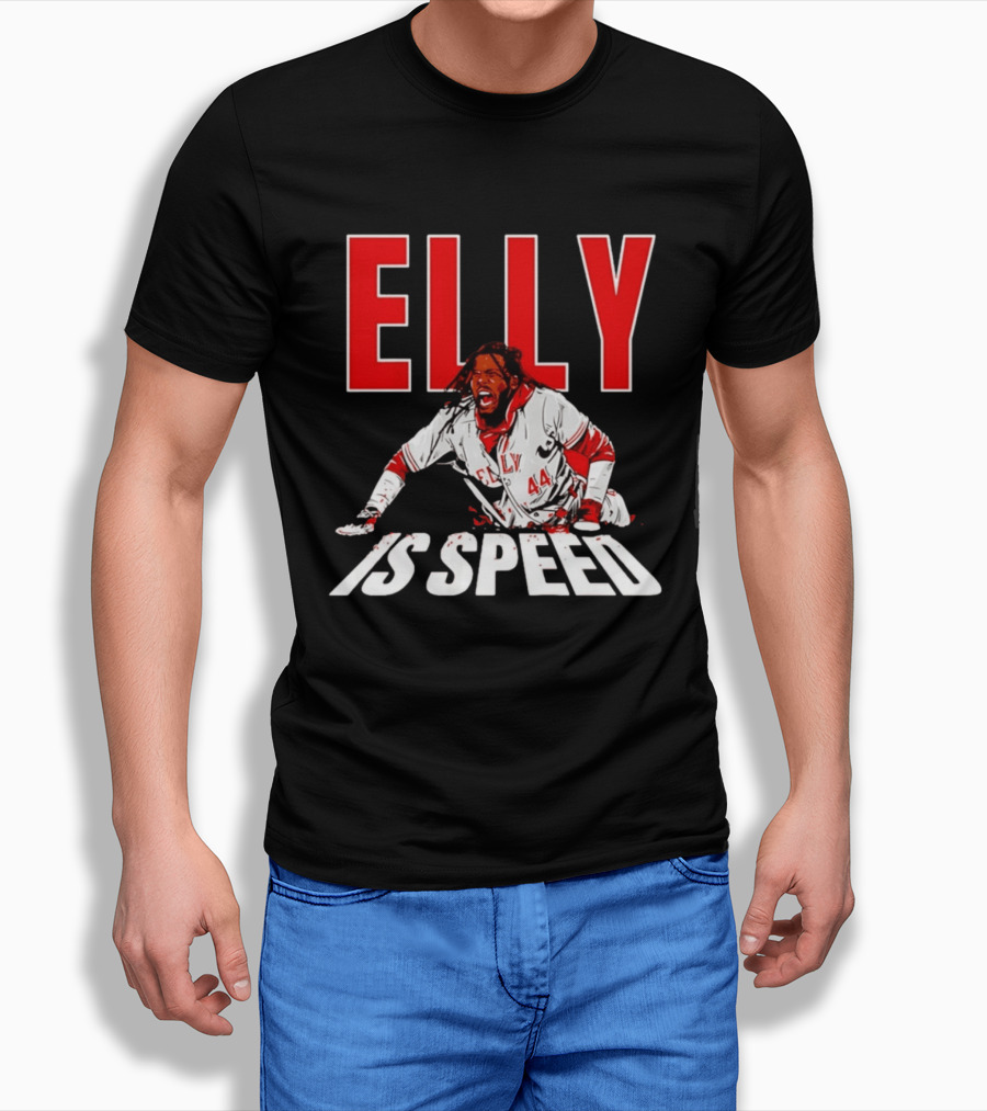 Elly De La Cruz Cincinnati Reds Elly 44 Is Speed T-Shirt