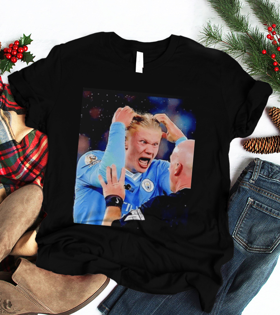 Erling Haaland Manchester City Emotional Reaction T-Shirt
