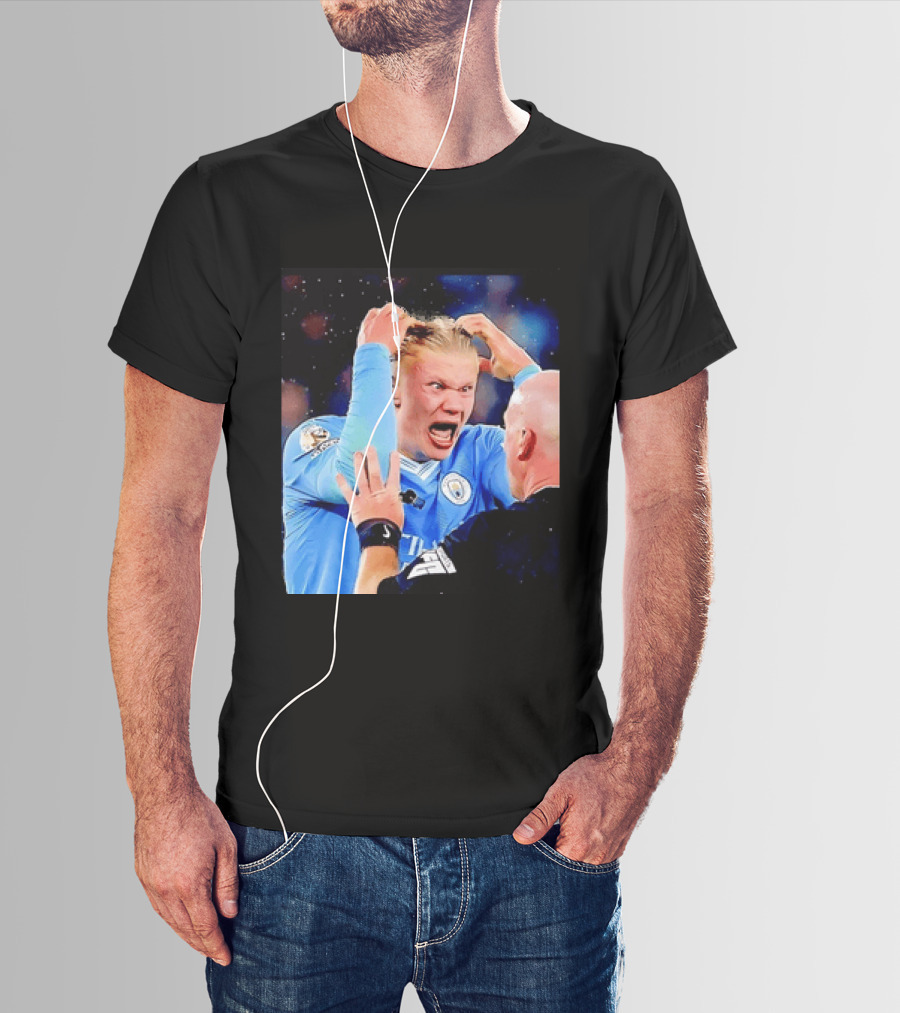 Erling Haaland Manchester City Emotional Reaction T-Shirt