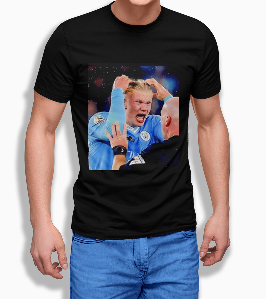 Erling Haaland Manchester City Emotional Reaction T-Shirt