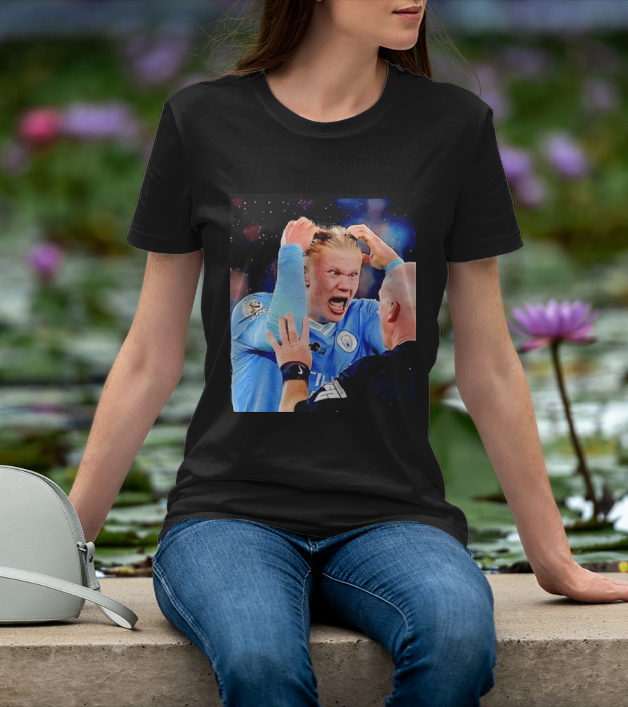 Erling Haaland Manchester City Emotional Reaction T-Shirt