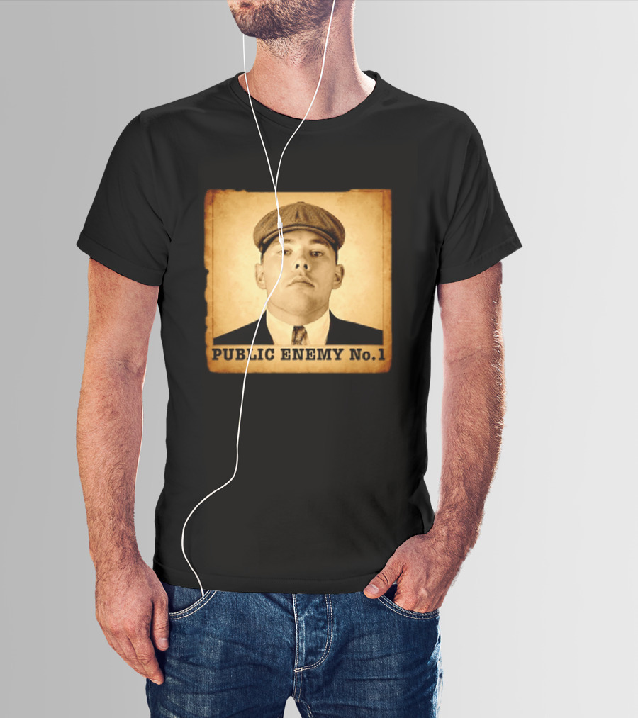 Los Angeles Dodgers Public Enemy No 1 Vintage Wanted T-Shirt