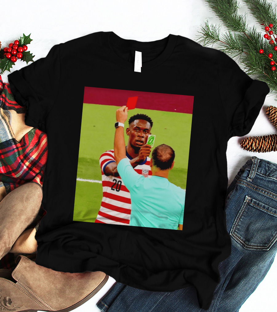 Folarin Balogun USMNT Number 20 Reverse Card Meme Soccer T-Shirt