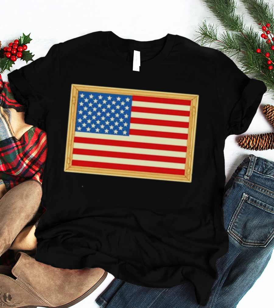Theodore Roosevelt We Must Dare To Be Great American Flag T-Shirt
