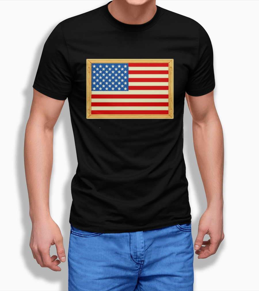 Theodore Roosevelt We Must Dare To Be Great American Flag T-Shirt
